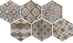 Small Collection Hexagon LIFE MIX Hoogglans Keramisch ) /, Doe-het-zelf en Bouw, Tegels, Ophalen of Verzenden, Nieuw