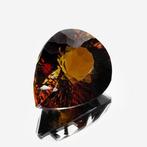 1 pcs Oranje Topaas - 49.99 ct - nternational Colored, Nieuw