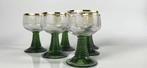 Wijnglas (6) - Kristal - 6 wijnglazen Roemer