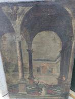 Nederlandse school (XVII) - Scena di festa ambientata in un, Antiek en Kunst