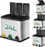 Prullenbak - Afvalbak - Vuilnisbak - 24 Liter - Zilver - Jag, Verzenden, Nieuw