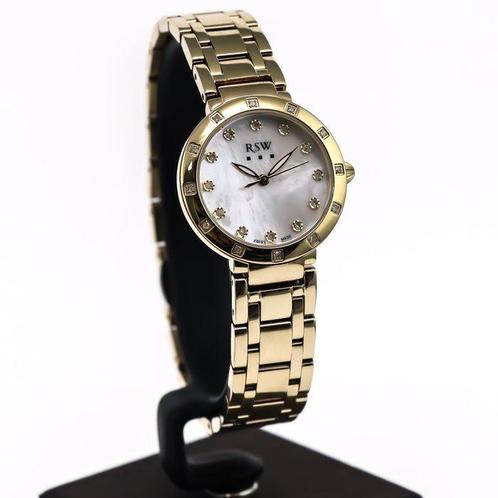 RSW - Swiss Diamond Watch - RSWL150-GG-D-7 - Sans Prix de, Handtassen en Accessoires, Horloges | Heren