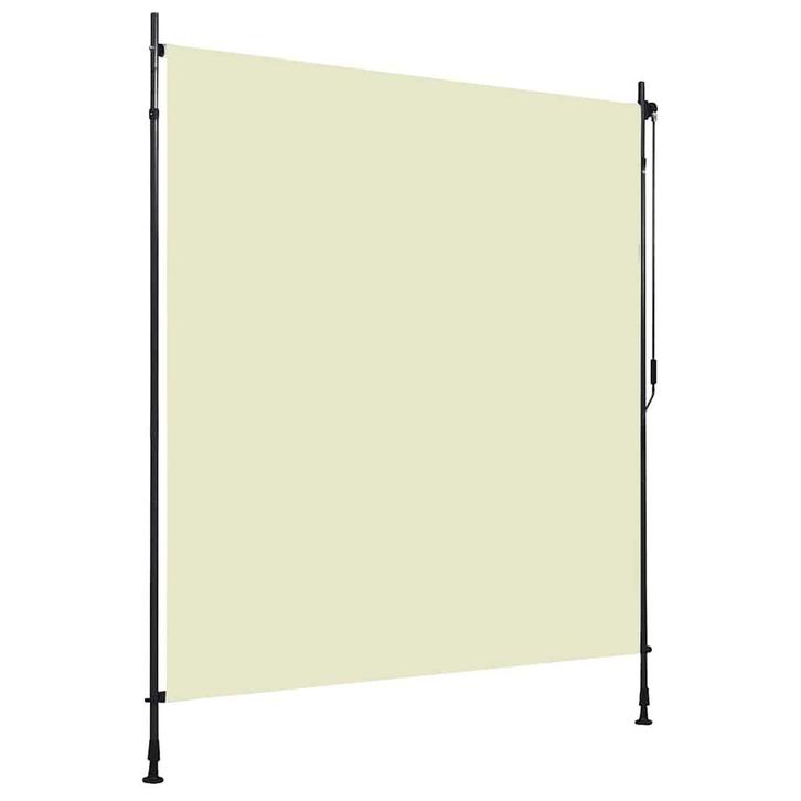 Rolgordijn Buiten Creme 200x270cm | Tweede Kansje | OP=OP, Tuin en Terras, Zonneschermen, Minder dan 250 cm, Nieuw, Screen, 150 tot 300 cm