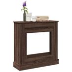 vidaXL Haardombouw 90x30x90 cm bewerkt hout bruin, Huis en Inrichting, Kachels, Verzenden, Nieuw
