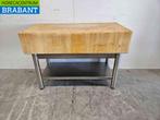 Houten hakblok 121 x 60,5 x 84,5 cm Horeca Slagerij, Ophalen of Verzenden, Nieuw in verpakking