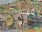 André-Léon Vivrel (1886-1976) - Le pont, Antiek en Kunst