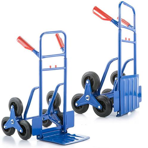 Steekwagen - traploper - tot 250 kg - opvouwbaar - 3 wielen, Doe-het-zelf en Bouw, Transportwagens, Nieuw, Ophalen of Verzenden