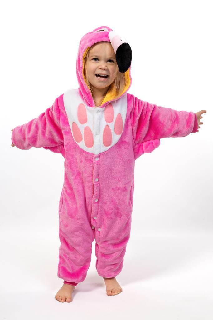 Onesie Flamingo Pakje 98-104 Flamingopak Kostuum Roze Vogel, Kinderen en Baby's, Carnavalskleding en Verkleedspullen, Nieuw, Ophalen of Verzenden