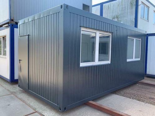 Tweedehands Bureelcontainers 6 x 3m, Doe-het-zelf en Bouw, Bouwketen en Schaftketen