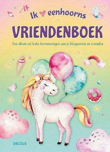 Ik hou van eenhoorns vriendenboek beschikbaar voor biedingen