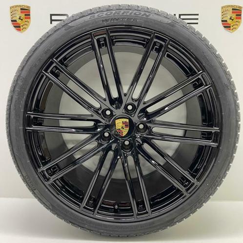 Porsche Cayenne ORIGINELE 22 Turbo IV met winterbanden NIEUW, Autos : Pièces & Accessoires, Pneus & Jantes, Enlèvement