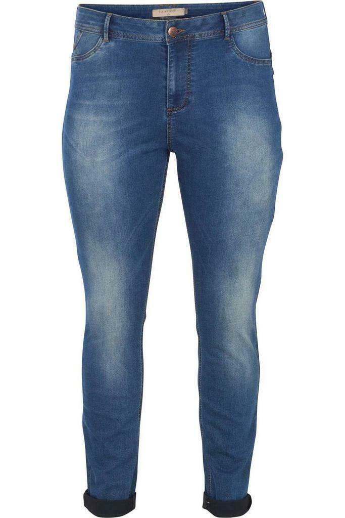 Jeans Zizzi Nille ex slim maat 44, Kleding | Dames, Broeken en Pantalons, Verzenden