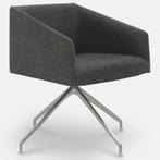 Design fauteuil Arper Saari , antraciet , 4-poot onderstel, Gebruikt, Ophalen of Verzenden