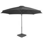 vidaXL Parasol avec base portable Anthracite, Verzenden, Neuf