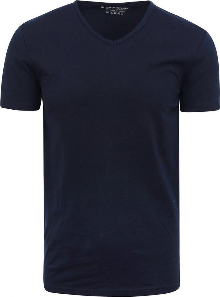 Garage Stretch Basic Navy V-Hals maat Maat 52/54 (L) Heren, Kleding | Heren, T-shirts, Blauw, Nieuw, Maat 52/54 (L), Verzenden