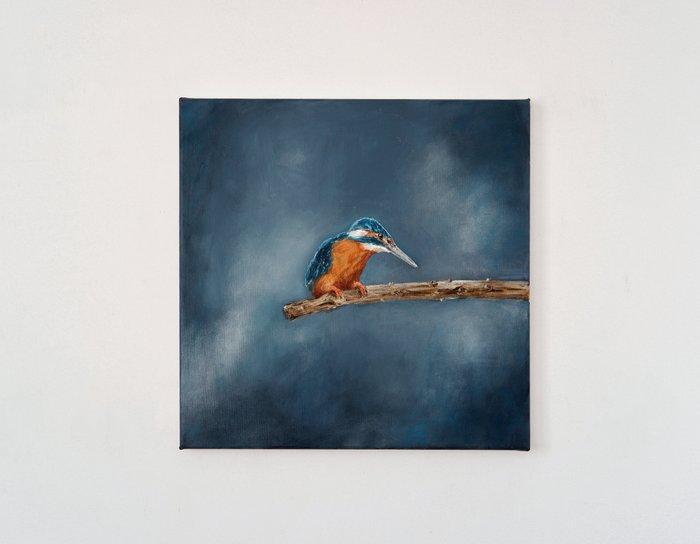 Matthieu van Riel - Kingfisher, Antiek en Kunst, Kunst | Schilderijen | Modern