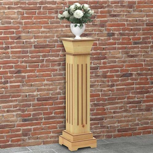 vidaXL Plantenstandaard klassieke zuil vierkant 17x17x66 cm, Tuin en Terras, Bloembakken en Plantenbakken, Nieuw, Verzenden