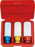 Jeu de 3 douilles electriques Gedore à revêtement PVC 1/2, Verzenden