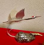Zilveren kraanvogel maat 6 (1 vogel) - Zuiver Zilver -