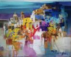Mario Smeraglia (1950) - Borgo di Positano (costiera, Antiquités & Art