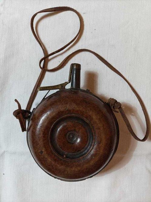 Flacon - Hout - Buskruit, Antiek en Kunst, Antiek | Overige Antiek