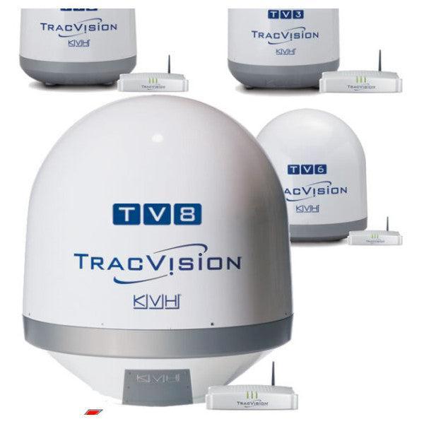 Bieden: KVH TracVision TV8 81 cm satellite TV receiver with, Watersport en Boten, Navigatiemiddelen en Scheepselektronica, Ophalen of Verzenden