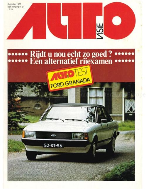 1977 AUTOVISIE MAGAZINE 21 NEDERLANDS, Boeken, Auto's | Folders en Tijdschriften