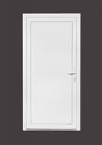 PVC Deur vol paneel basic b98xh200 cm antraciet R, 80 tot 100 cm, Nieuw, Ophalen of Verzenden, Buitendeur