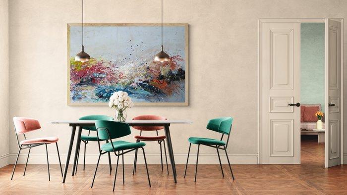 Floria Rey - Vibrant Sunrise XXL, Antiquités & Art, Art | Peinture | Moderne