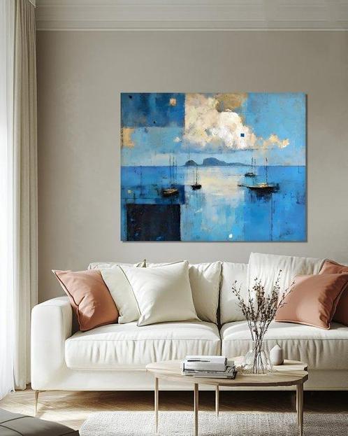 Chrystian Milanowski - Geometric Waters - XL, Antiek en Kunst, Kunst | Schilderijen | Modern