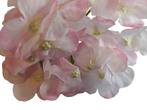 Hortensia zijde Los 15*10 cm. Roze / st flowerwall vuller, Nieuw