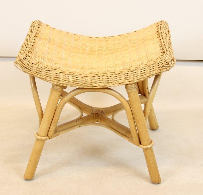 Voetenbank - Bamboe, Antiek en Kunst, Curiosa en Brocante