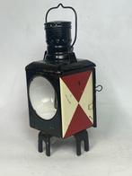 Lampe - Fer forgé - ancienne lampe de signalisation DB