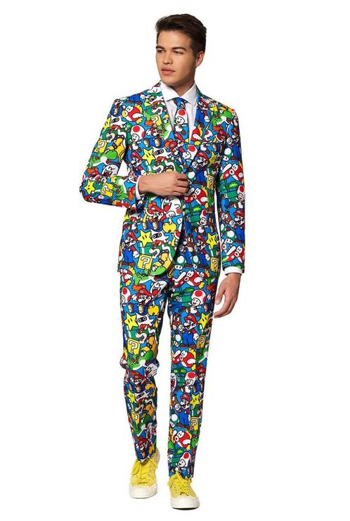 Super Mario Pak Heren OppoSuits, Vêtements | Hommes, Costumes de carnaval & Vêtements de fête, Envoi