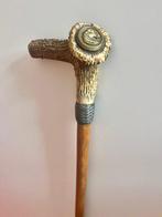 Swaine Adeney Brigg Wandelstok - Hout, Leder, Zilver,, Antiek en Kunst