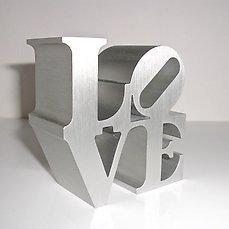 Robert Indiana (1928-2018) - LOVE Silver + incl. Love Bag, Antiek en Kunst, Kunst | Schilderijen | Modern