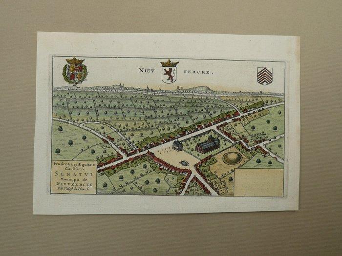 België - West-Vlaanderen / Nieuwkerke; J. Blaeu - Niev, Livres, Atlas & Cartes géographiques