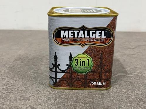 Veiling - 6x Metalgel 3-in-1 metaallak renaissance groen 750, Doe-het-zelf en Bouw, Verf, Beits en Lak, Nieuw