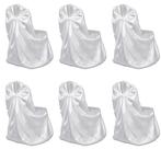 vidaXL Bruiloft Stoelhoes Wit (6 stuks), Tuin en Terras, Tuinmeubel-accessoires, Verzenden, Nieuw