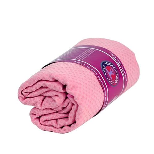 Yoga Handdoek PVC Antislip - Roze, Sports & Fitness, Produits de santé, Wellness & Bien-être, Enlèvement ou Envoi