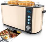Broodrooster - Toaster - 4 sleuven - 1250W - Beige, Verzenden, Nieuw