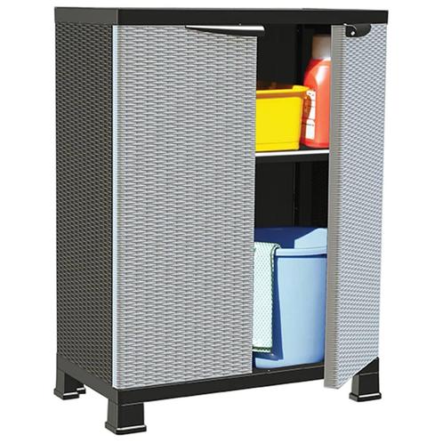 vidaXL Opbergkast 68x39x92 cm rattan ontwerp, Huis en Inrichting, Kasten | Overige, Nieuw, Verzenden