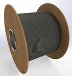 Staalkabel Zwart 6mm 100 meter op haspel, Verzenden