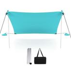 2dekans | Coast Draagbare Strandtent 3 x 3 m Turquoise -, Ophalen of Verzenden, Nieuw