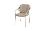 Taste by 4 Seasons Manitoba stapelbare tuinstoel latte |, Tuin en Terras, Nieuw