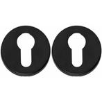 Intersteel cilinderrozetten verdekt ø49x7mm zwart, Doe-het-zelf en Bouw, Ophalen of Verzenden, Nieuw