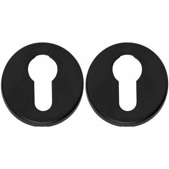 Intersteel cilinderrozetten verdekt ø49x7mm zwart, Doe-het-zelf en Bouw, Raamkozijnen en Schuifdeuren, Ophalen of Verzenden