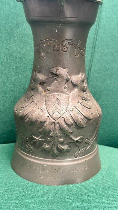 Wijn dipper - Zinklegering - Antiek tinnen tankard, Antiek en Kunst, Curiosa en Brocante