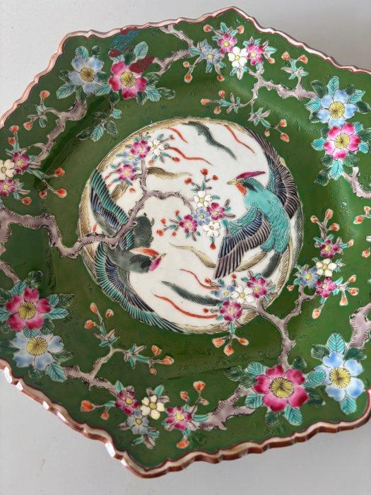 Yamatoku - Assiette murale - Porcelaine - ancienne tablette, Antiquités & Art, Antiquités | Autres Antiquités