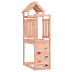 vidaXL Speeltoren met rotswand 53x110,5x214 cm massief, Kinderen en Baby's, Speelgoed | Buiten | Speeltoestellen, Nieuw, Verzenden
